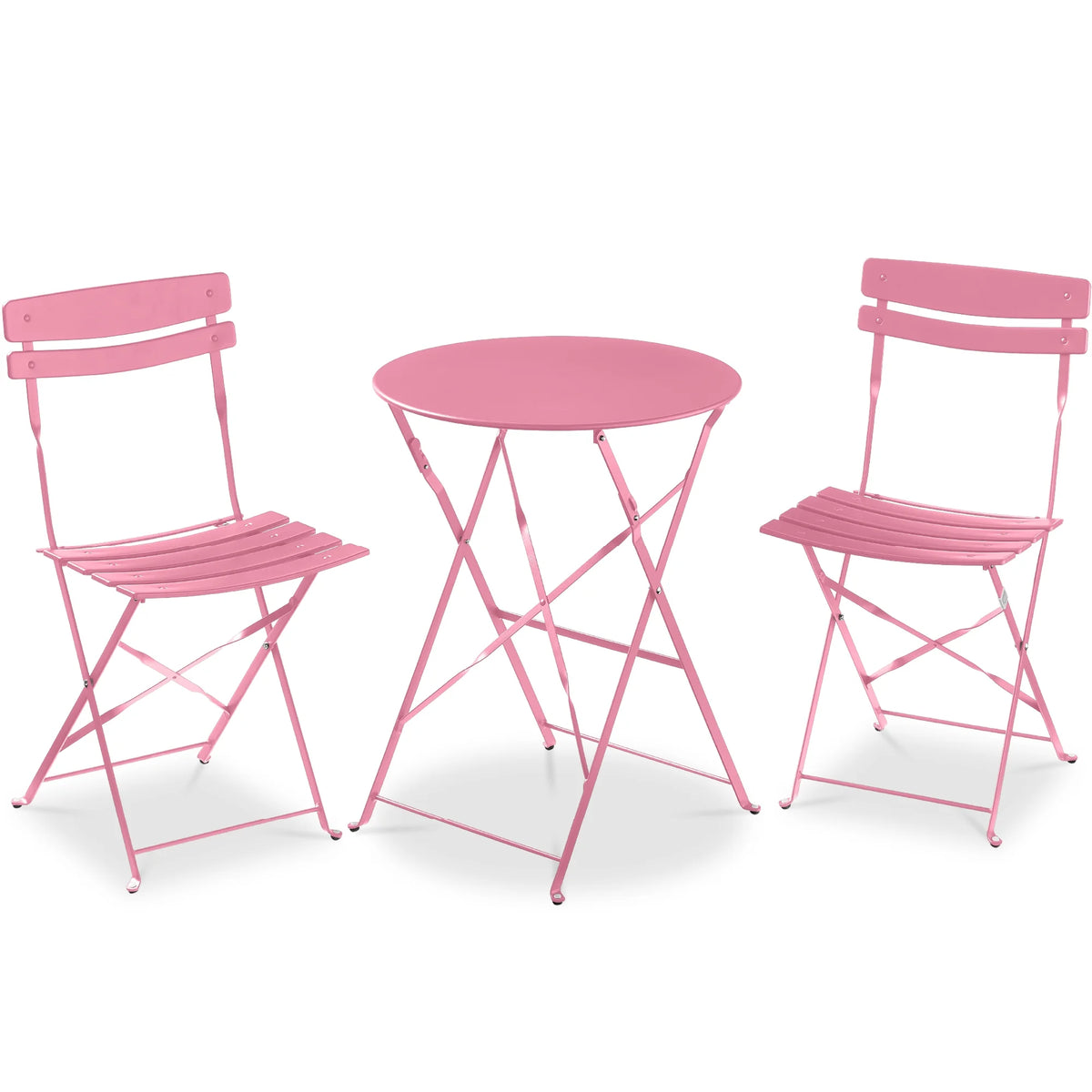 Best Choice Products 3-Piece Small Bistro Set, Folding Patio Furniture Set of 2 Chairs and Table - Black - image 109