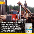 Shell Rotella T4 Triple Protection 15W - 40 Diesel Motor Oil, 5 Gallon Pail - image 3