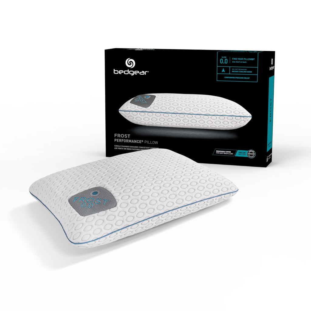 Bedgear Frost Performance Pillow - Size 3.0 - Cooling Bed Pillow for Hot Sleepers - Medium Firmness Pillow for All Sleep Positions, Hypoallergenic - image 5
