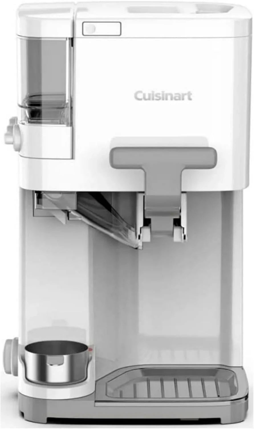Cuisinart Soft Serve Ice Cream Machine- Mix It In Ice Cream Maker for Frozen Yogurt, Sorbet, Gelato, Drinks 1.5 Quart, White, ICE-48 - image 1