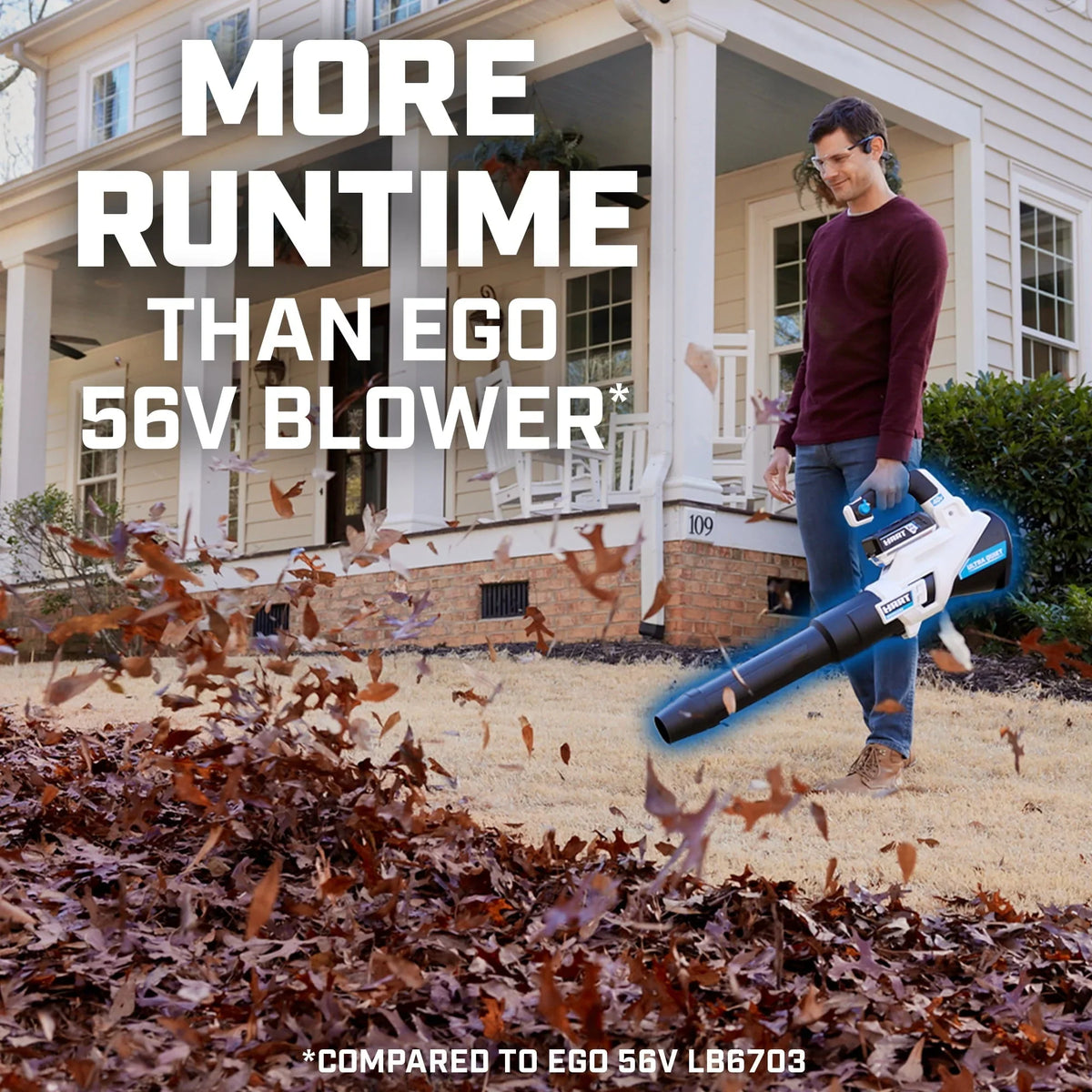 HART 40-Volt Cordless SUPERCHARGE Brushless 650 CFM Blower (1) 5.0 Ah Lithium Ion Battery - image 5
