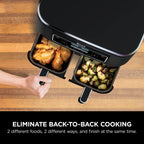 Ninja® Foodi® 4-in-1, 8-qt., 2-Basket Air Fryer with DualZone™ Technology - image 3