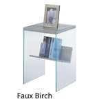 SoHo Glass End Table with Shelf by Convenience Concepts - image 22