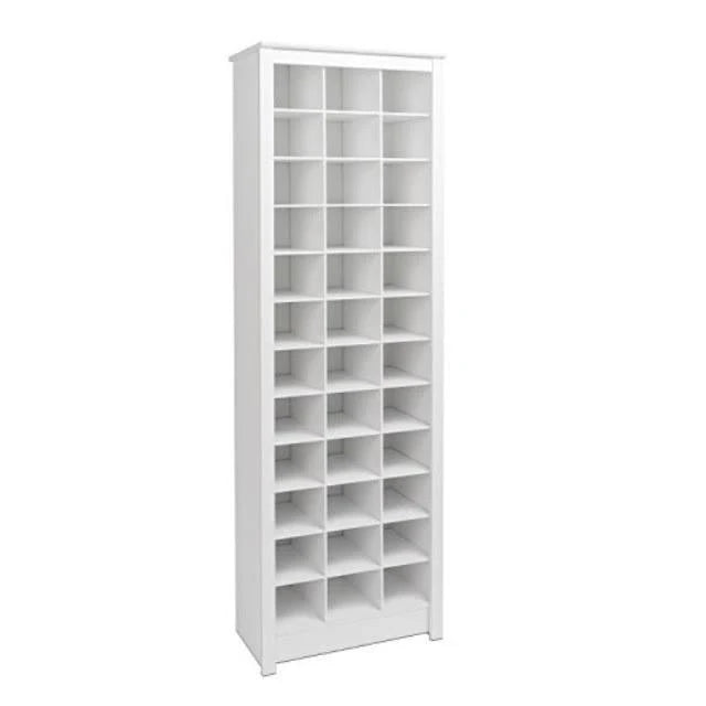 36 Pair Shoe Storage Rack, White - image 1
