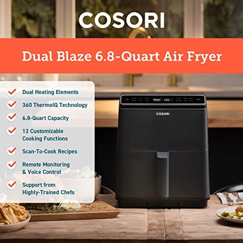 6.8-Qt. Air Fryer with Dual Heating and Smart Temperature Control - image 17