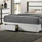 Conjira Modern 4-Piece White Wood Bedroom Storage Set by Furniture of America - image 10