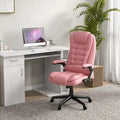 HOMCOM High Back Massage Office Chair with 6 Vibration Points and Heated Recline - PU Leather Computer Chair - image 2