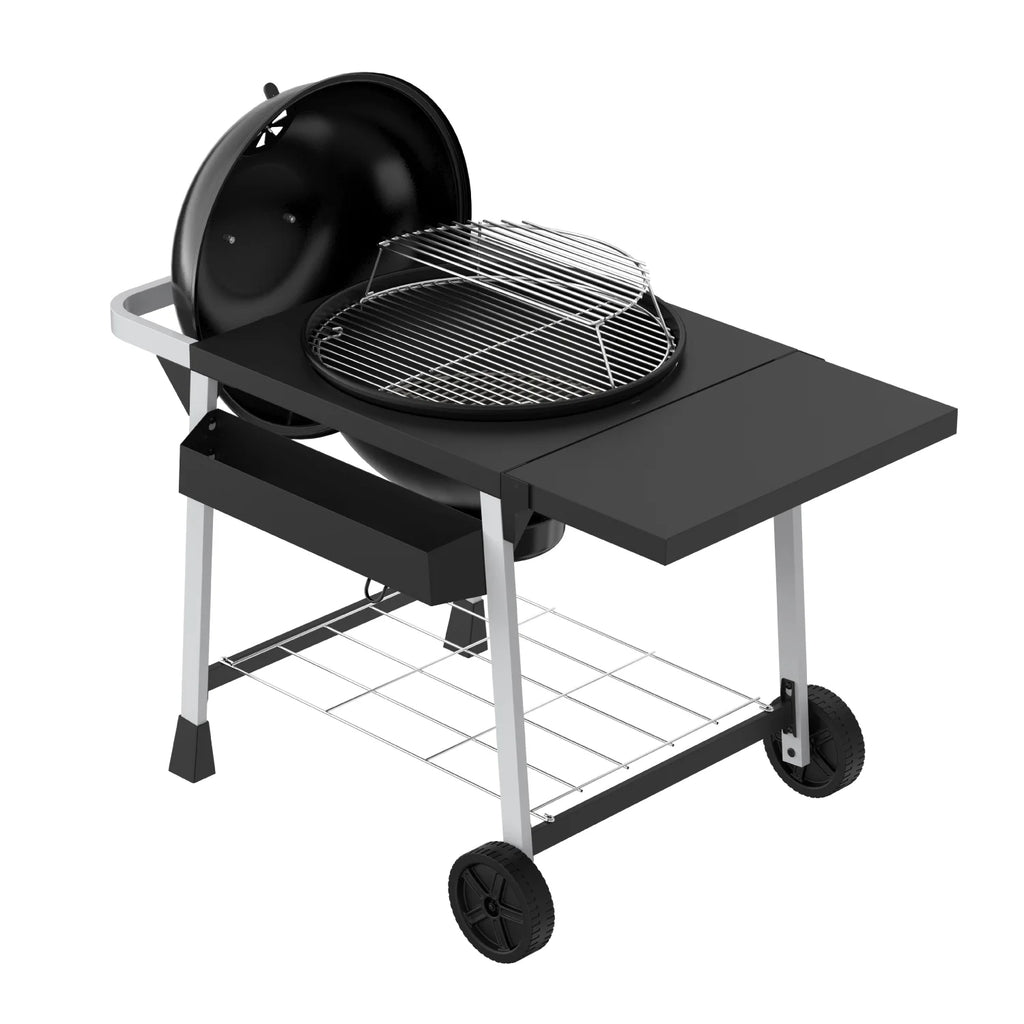 Expert Grill Kettle Cart with Pizza Accessories and Warming Rack - image 4