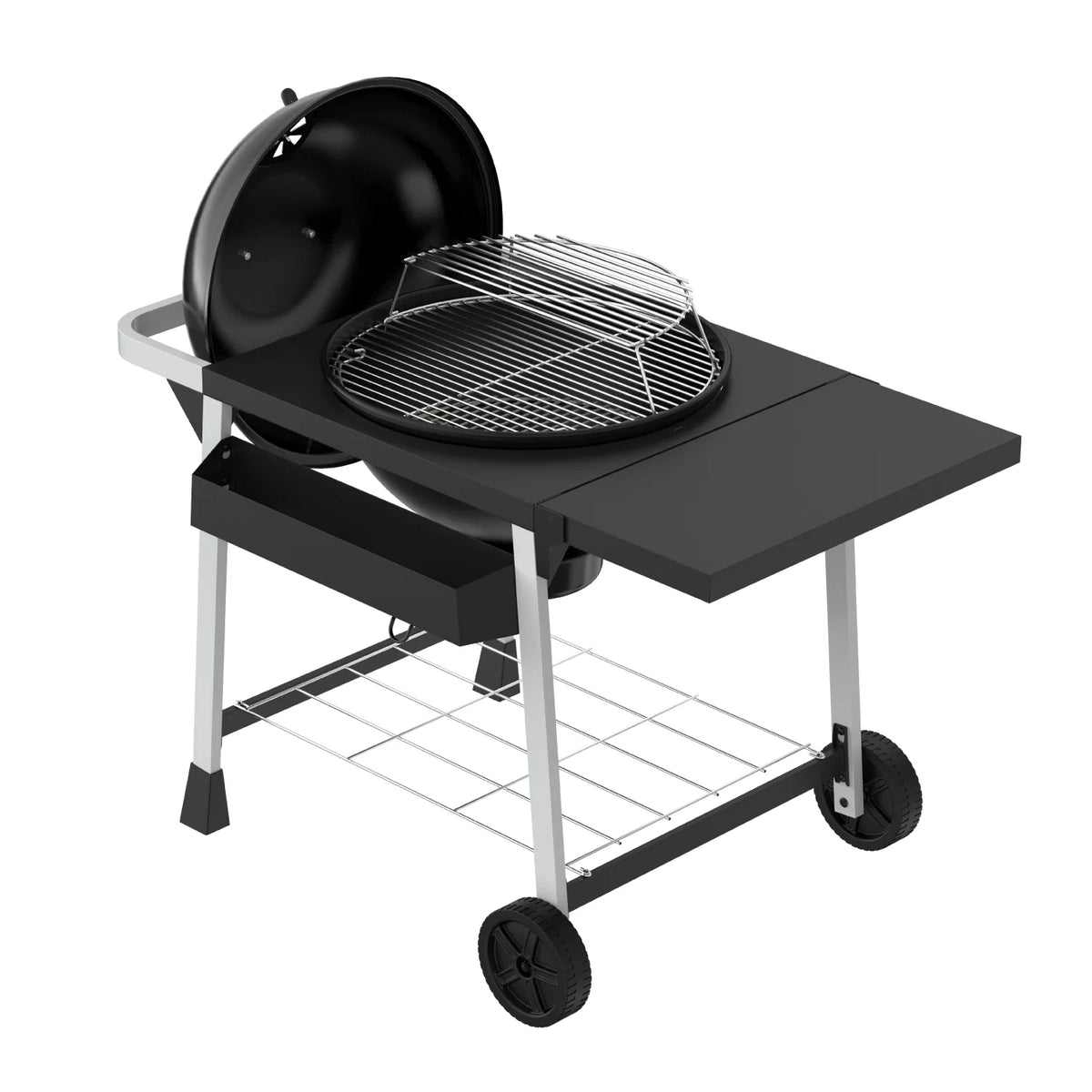 Expert Grill Kettle Cart with Pizza Accessories and Warming Rack - image 4