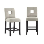 Brda Keyhole Counter Height High Back Stools - Set of 2 - image 8