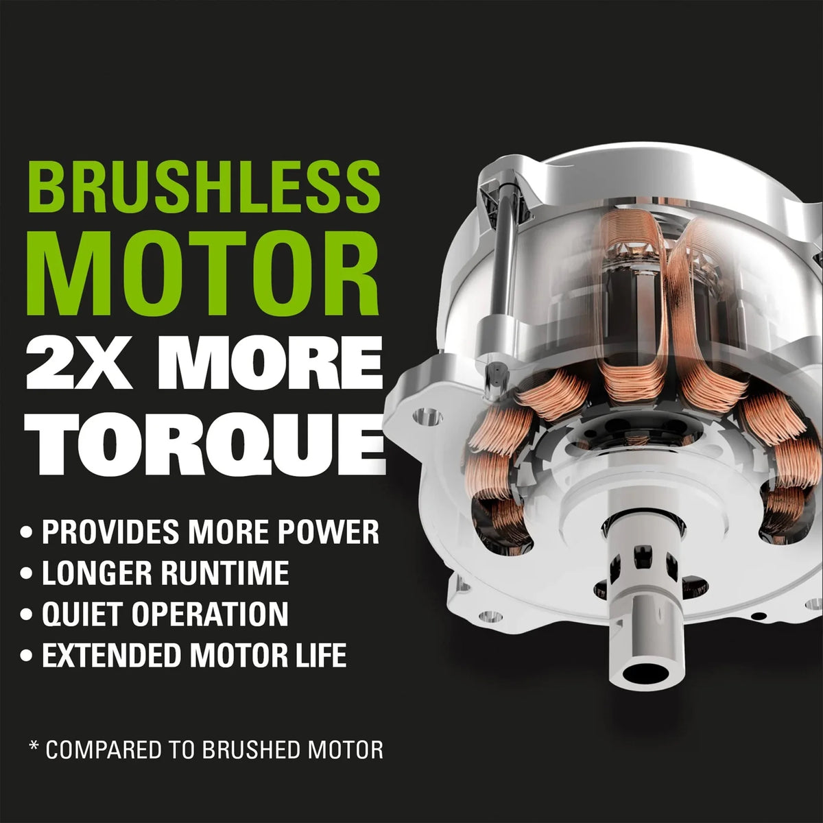 Greenworks 12" 80V Cordless Snow Shovel, Battery Not Included, 2601202 - image 8