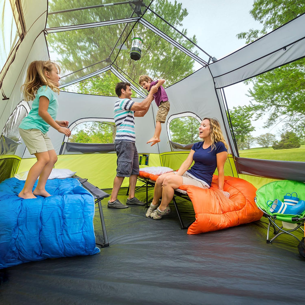 Core 9-Person Instant Cabin Tent, 14'x9', Green - image 3