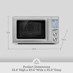 Breville BMO870BST1BUS1 Combi Wave 3 in 1 Microwave, Black Stainless Steel: Home & Kitchen - image 6