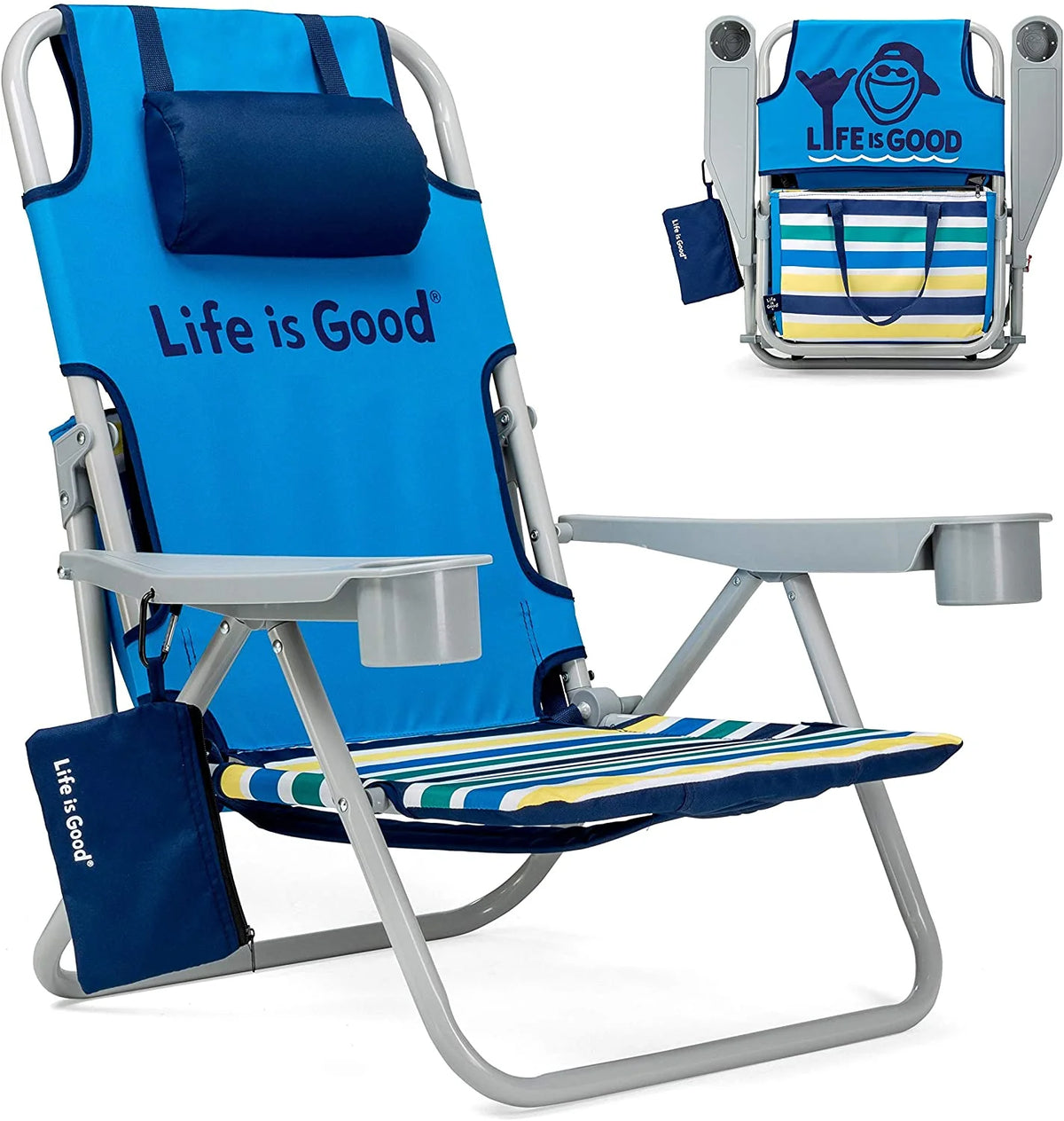 ake Blue Beach Chair, Short - image 2