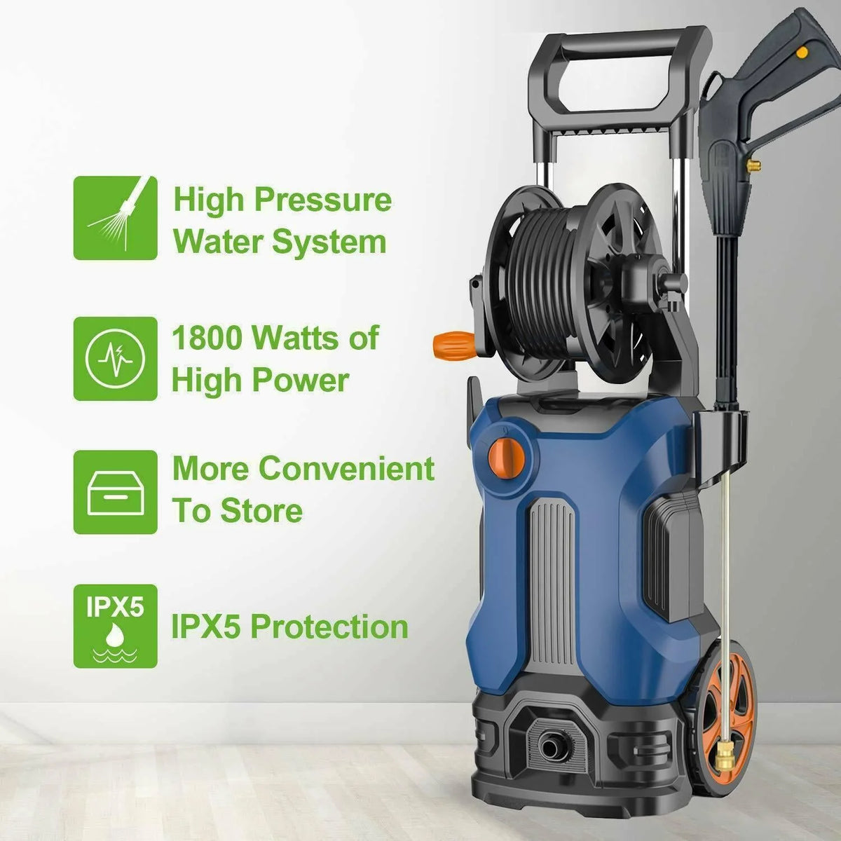 3800PSI 2.8GPM Electric Pressure Washer High Power Cleaner,Water Sprayer Machine - image 7