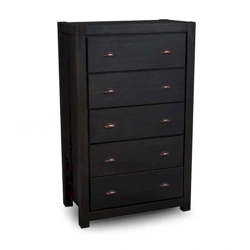 Montauk Solid Wood Chest with 5 Drawers by Grain Wood Furniture - image 18