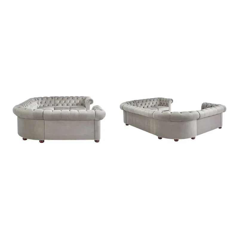 Gdansk 9-Person U-Shaped Chesterfield Sectional Sofa - image 18