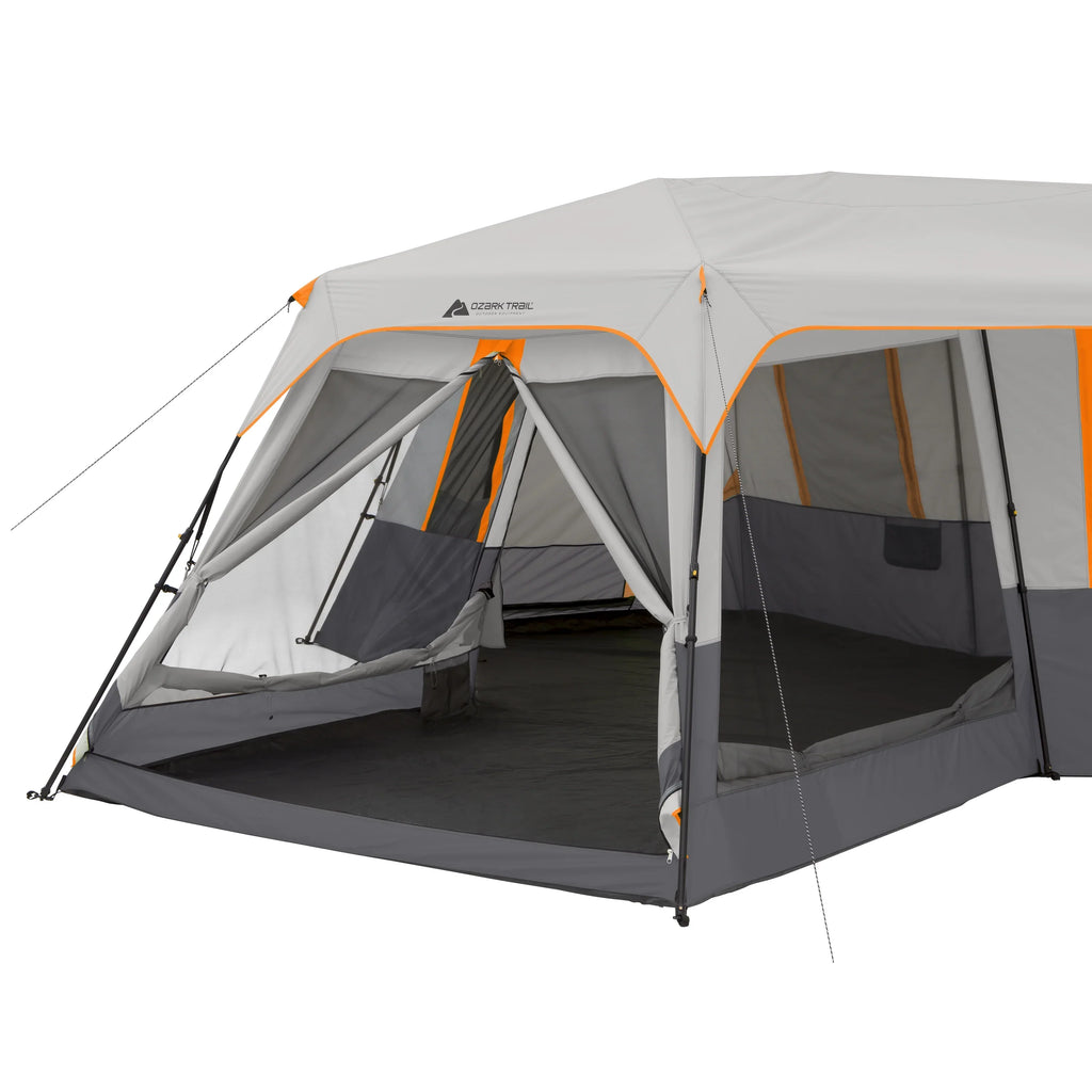 Ozark Trail 20' x 18' 12 - Person 3 - Room Instant Cabin Tent with Screen Room, 56.5 lb - image 3
