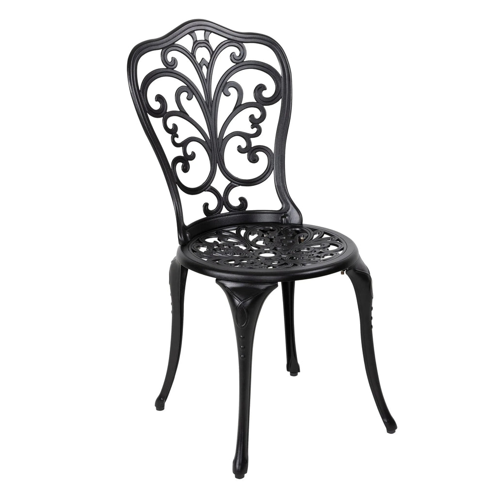 Nuu Garden 3-Piece Black Bistro Patio Set - image 7