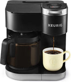 Duo Single Serve K-Cup Pod & Carafe Coffee Maker, Black - image 1