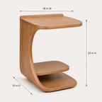 CoveArc Offset Side Table