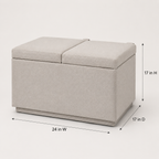 FoldHarbor Storage Ottoman