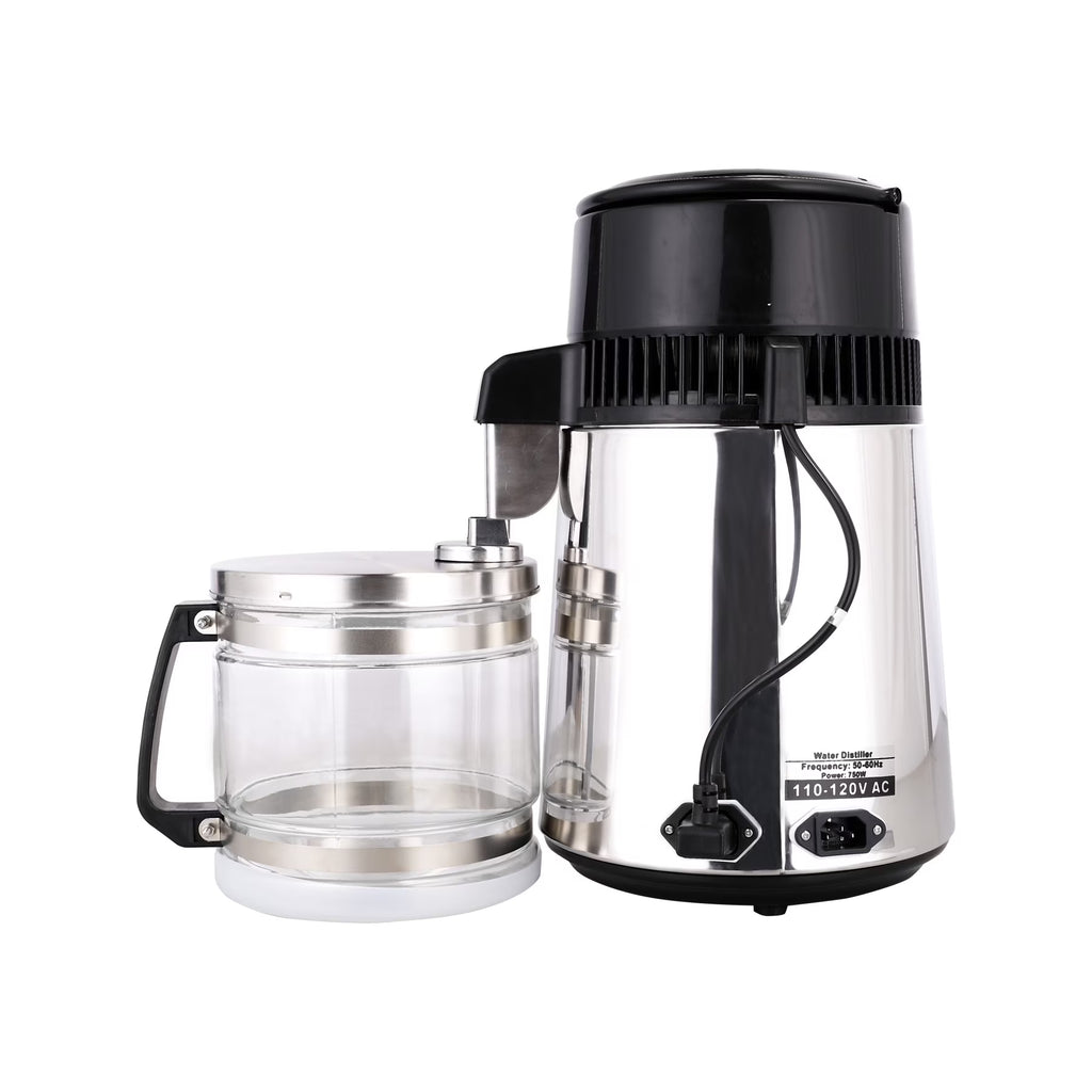 Stainless Steel Water Distiller Purifier Machine 1 Gallon/ 4 Liter Countertop - image 1