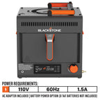 Blackstone Adventure Ready Portable Propane Air Fryer, 4 Quart, Gray & Orange, 18W, 3ft Cord - image 6
