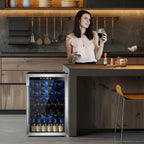 Mini Fridge 130 Can Beverage Refrigerator Cooler, 3.2 Cu.Ft Drink Fridge for Soda Wine Beer, Adjustable Temperature Control for Home Office, Black - image 30