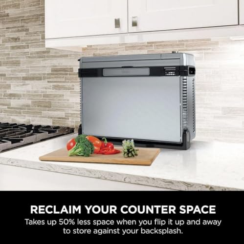 Ninja Foodi 9 in 1 Digital Air Fry Oven, Convection Oven, Toaster, Air Fryer with Flip Away Storage, Air Roast, Bake, Broil, Dehydrate, Reheat, Stainless Steel (102A) : Home & Kitchen - image 3