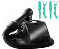 Reverse-Air Hair Dryer with Hair Clips – Black - image 1