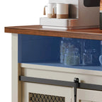 Moasis Farmhouse Industrial Sideboard Buffet Cabinet with Doors and Shelving - image 6