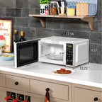Mainstays 0.7 Cu. Ft. Countertop Microwave Oven, 700 Watts, White, New - image 7
