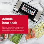 Nesco Deluxe Food VS-12 Vacuum Sealer, 130 Watts, Kit Bags & Viewing Lid - image 4