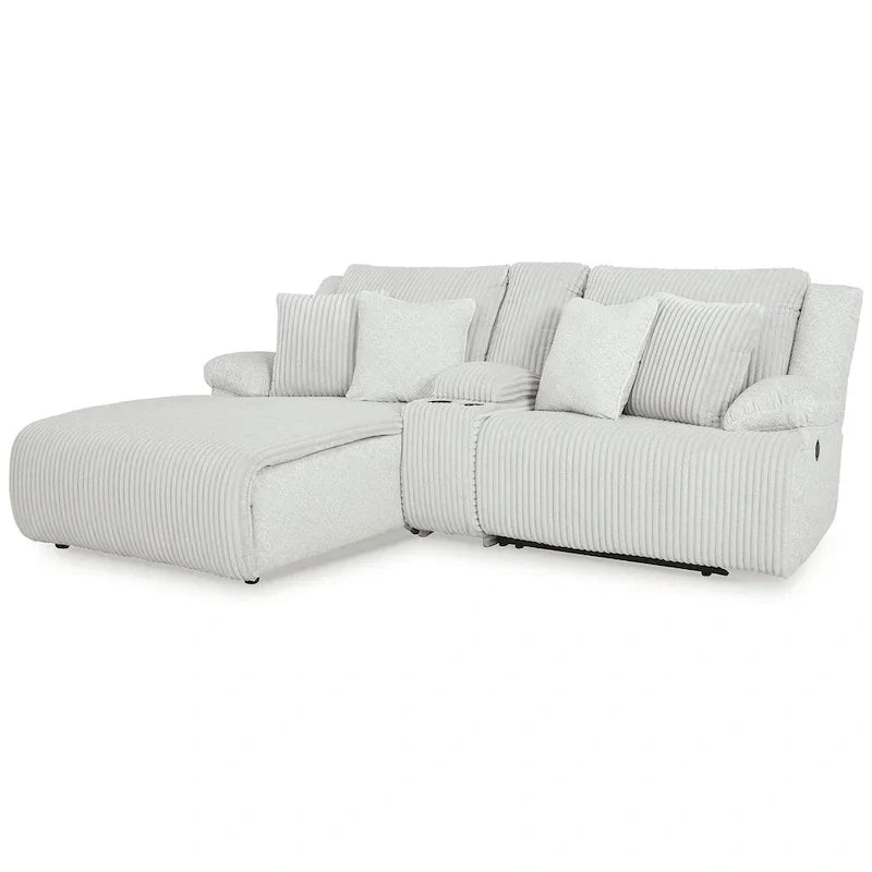 Signature Design by Ashley Top Tier 3-Piece Reclining Sectional Sofa with Chaise - Dimensions: 105W x 74D x 41H - image 10