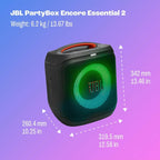 PartyBox Encore Essential 2, portable speaker, 15 hours playback time, IPX4 - image 6