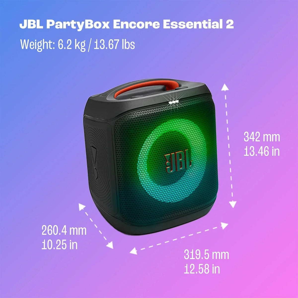 PartyBox Encore Essential 2, portable speaker, 15 hours playback time, IPX4 - image 6