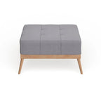 Christopher Knight Home Carson Lund Mid-Century Tufted Fabric Square Ottoman - image 6