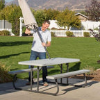 6-Foot Classic Folding Picnic Table 48 - image 19