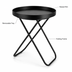 HaloFold Round Tray Table