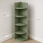 GridBloom Corner Display Stand