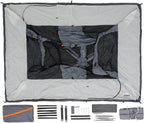 CORE Straight Wall Cabin Tents / 10 Person / 11 Person / 12 Person Large Multi Room Family Tents for Car Camping & Outdoor Adventures - image 11