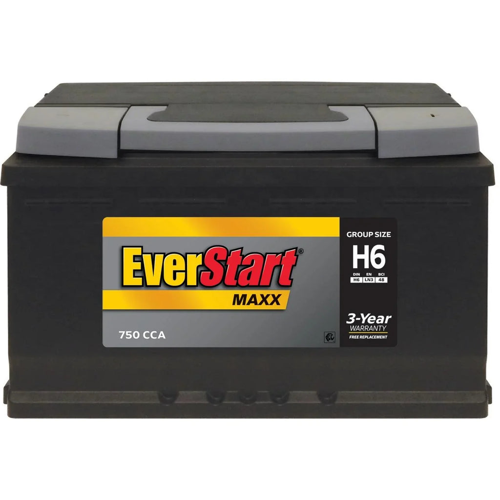 EverStart Maxx Lead Acid Automotive Battery, Group Size H6 / LN3 / 48 12 Volt, 750 CCA 120 RC - image 3
