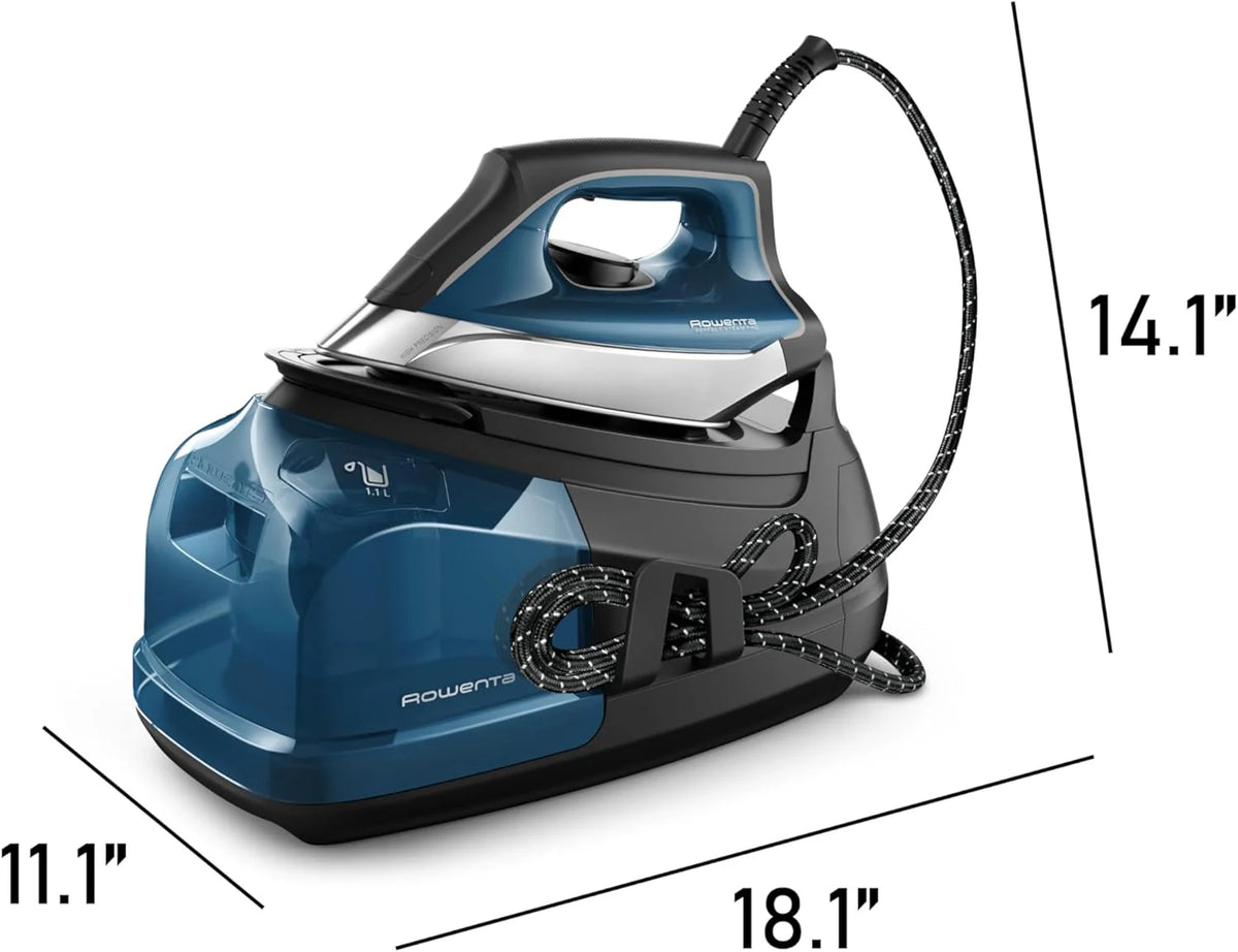 Rowenta DG8624 Steam Station Iron, 1800W, 1.1L Tank, Blue - image 7