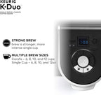 Duo Single Serve K-Cup Pod & Carafe Coffee Maker, Black - image 3