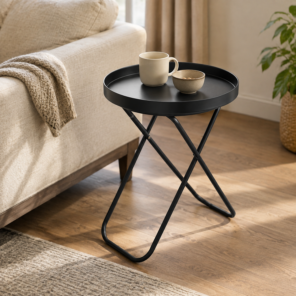 HaloFold Round Tray Table