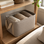 CloudKeep Foldable Blanket Storage Basket