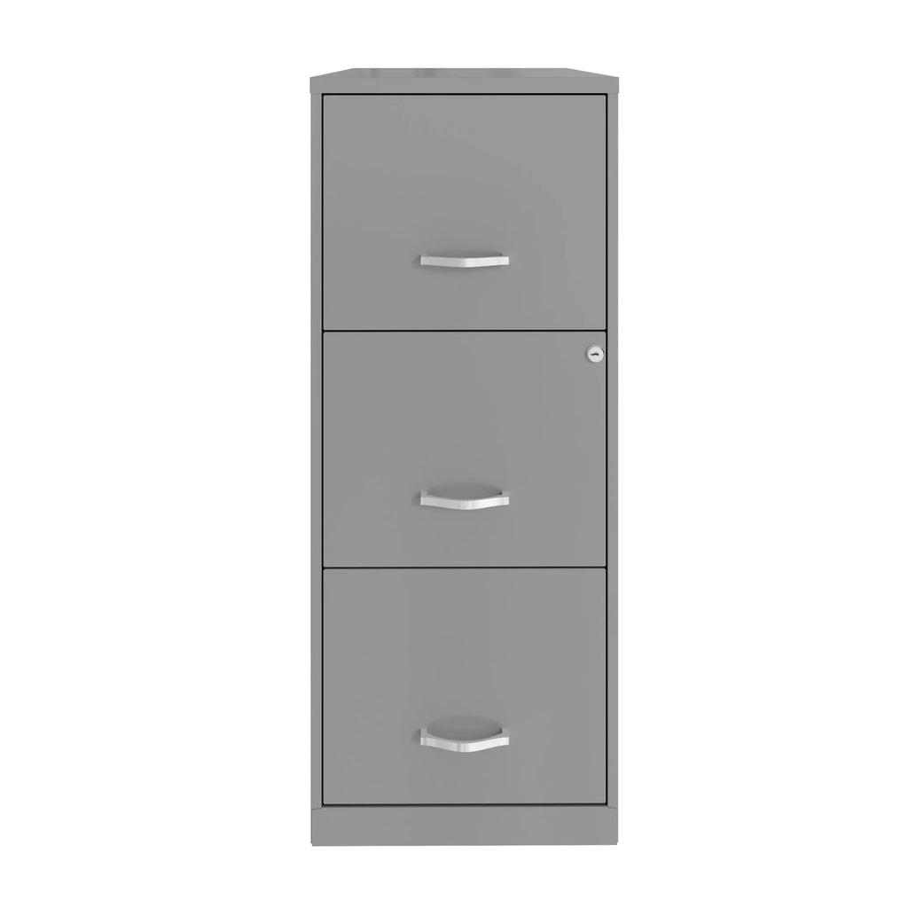 Space Solutions 18" Deep 3 Drawer Smart Letter Width Vertical File Cabinet, Navy - image 23