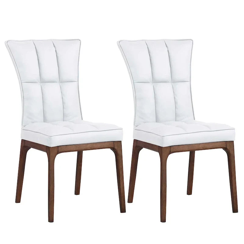 Set of 2 Contemporary Tufted Side Chairs with Sturdy Solid Wood Frame - image 28