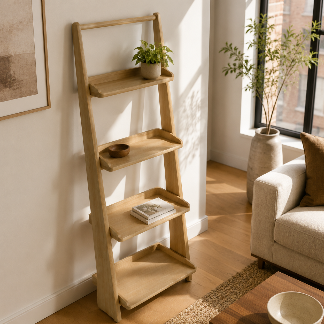 RillFrame Leaning Shelf